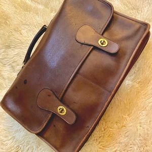 Vintage Coach Leather Briefcase